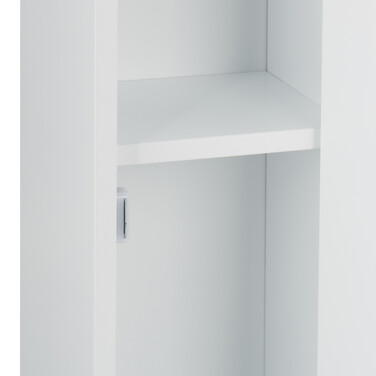 Relaxdays White Standing Toilet Paper Holder