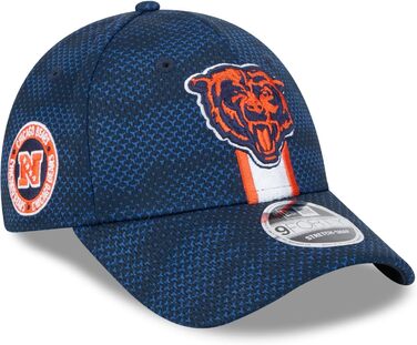 Кепка New Era NFL Sideline 2024 Chicago Bears, кепка-с냅бек, американський футбол, регульована, Marineblau