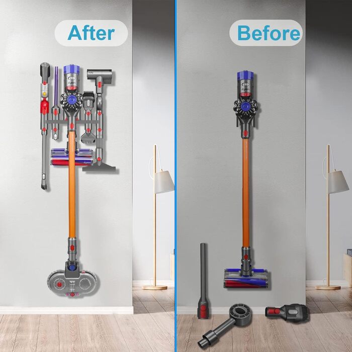 Електричний насадка для миття підлоги DrRobor на Dyson V11 V10 V7 V8 V15 - 12 моп, знімний бак для води
