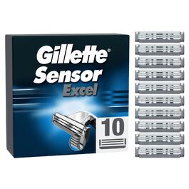 Смінні леза для чоловічих бритв Gillette Sensor Excel, 10 шт