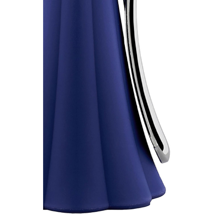 Alessi AM01 Daz Corkscrew made of thermoplastic resin, blue and chrome-plated Zamak, 3