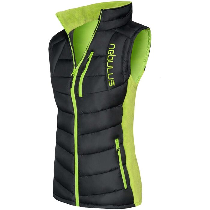 Жіноча жилетка Nebulus Weste Revival чорно-лаймова, розмір M