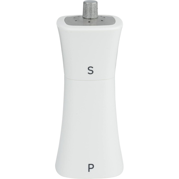 Набір для солі та перцю Grunwerg 2-в-1, пластиковий, білий