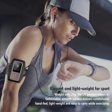 MP3 плеєр AGPTEK 16GB з екраном 1.8 дюйма, 70 годин відтворення, FM радіо, підтримка TF карт до 128GB, рожеве золото