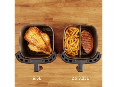 Аерофритюрниця та гриль 2в1 Tefal XXL: безмасляна фритюрниця, 1400 Вт, 6.5 л, з сепаратором