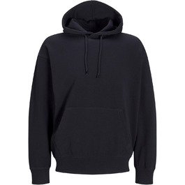 Світшот чоловічий JACK & JONES однотонний, чорний, XXL