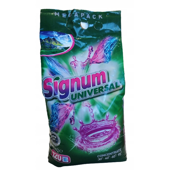 Пральний порошок Signum UNIVERSAL / Білий Clovin, 10 кг, 120 прань, 2в1