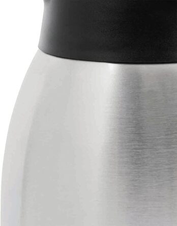 METRO Professional GTF2020 Replacement Insulated Carafe, Stainless Steel/Plastic, 16 x 14 x 25 cm, 1.9 L, Easy Cleaning, Thermos Carafe, ideal as a coffee pot or teapot, silver/black