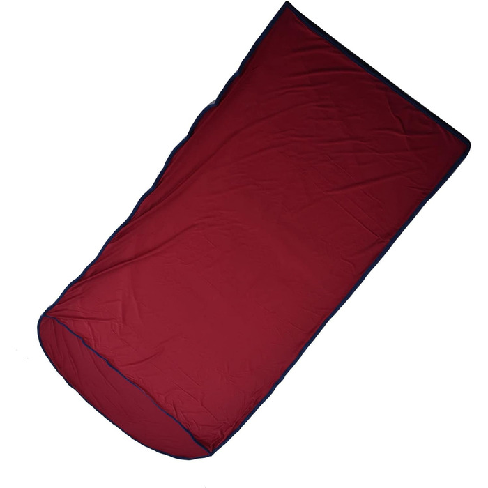 Qukai Elastic Sleeping Bag Liner Ultralight Sleeping Bag Liner Elastic Travel Sheet for Outdoor Camping Multifunctional Sleeping Bag Liner Burgundy