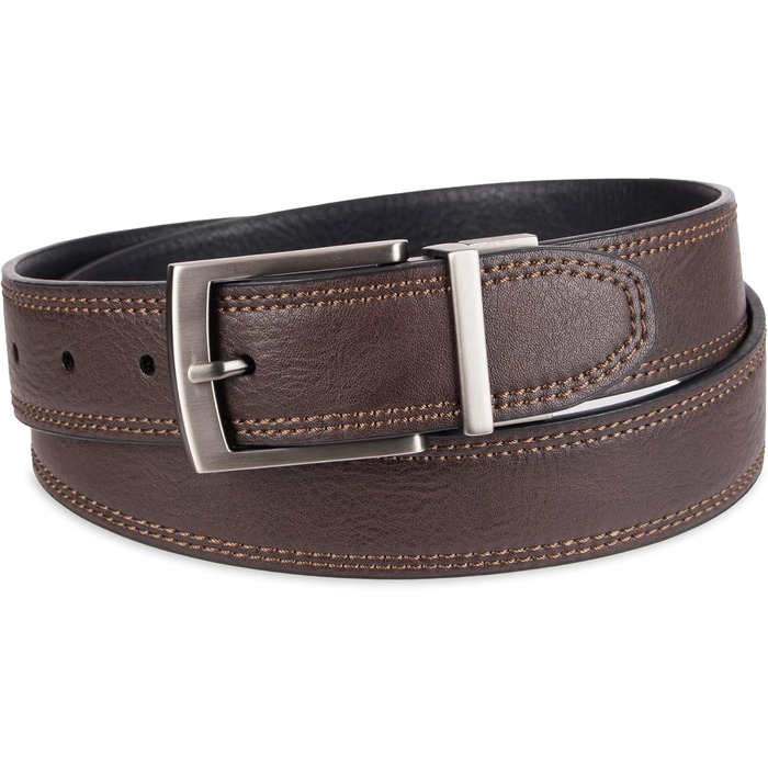 Чоловічий перекидний ремінь Dickies (34-36, Коричневий/Чорний)