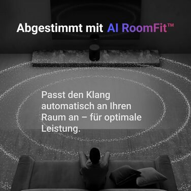 WiiM Sound Lite – Розумна колонка з Alexa, Wi-Fi 6E, Bluetooth 5.3, Hi-Res 24-bit/192kHz, AI RoomFit, 100W, для ПК та TV, Біла