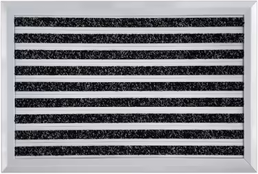 Nicoman Aluminium - Door Mat for Indoor and Outdoor Use | Entrance Mat with High Cleaning Performance & Attractive Metal Look | Doormats for the Front Door