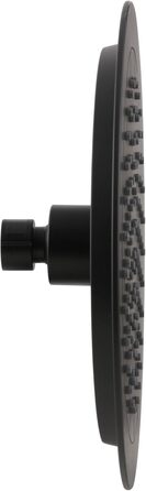 aquaSu® Shower Set Acana | Black | Showerhead: 3 spray patterns, pattern change via button & 12 cm spray plate | 150 cm metal shower hose | 60 cm shower rod | slider | anti-limescale nozzles | 72288 9 (Black - Bacila - Showerhead 24 Cm)