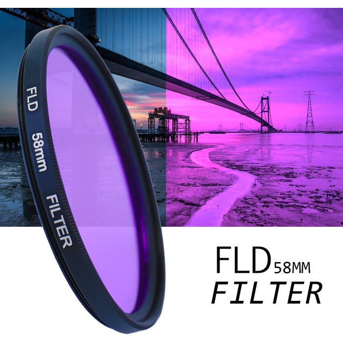 Набір фільтрів для камери Docooler: UV, CPL, FLD, ND 58mm – аксесуари для фотографії