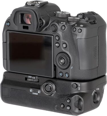 Батарейний хват Ayex для Canon EOS R5, R6 та R6 Mark II (сумісний з BG-R10), чорний
