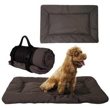 Водонепроникний килимок для собак JIAMIAN: ортопедичний, для подорожей, великих та середніх порід (колір: коричневий)