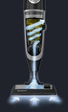 Пилсос Rowenta Powerline Extreme з кабелем, без мішка, 750 Вт, 0,9 л, RH8133 (сріблястий/чорний)