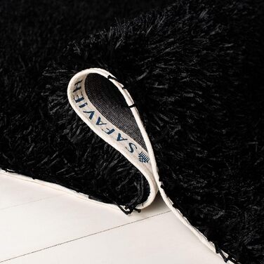 Килим SAFAVIEH Zottelig New Orleans Shag Collection, 61x91 см, шоколадного кольору