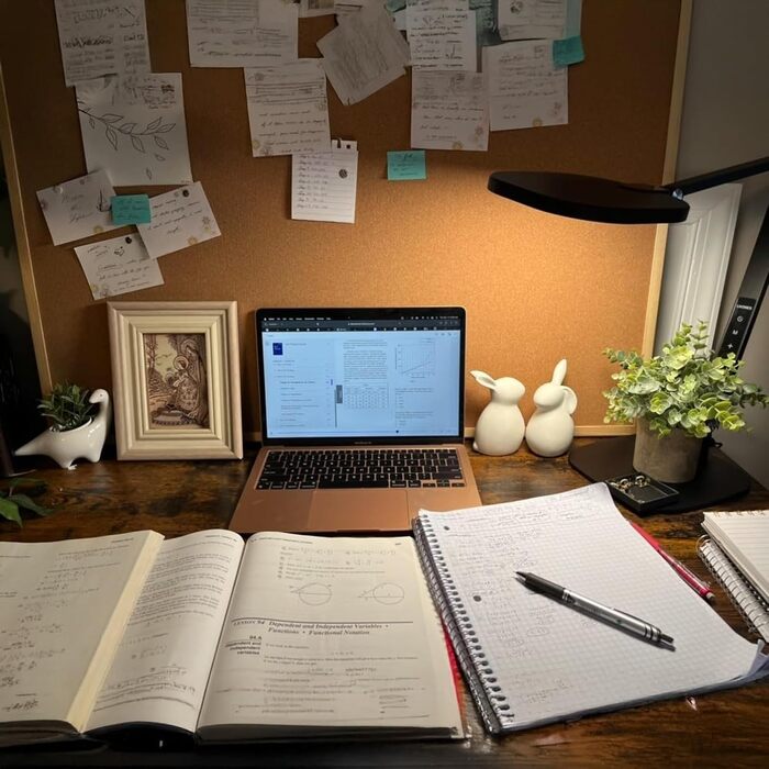 Стійка лампа LED з регулюванням яскравості, захист зору, денне світло, торшер для столу з 3 режимами кольору та сенсорним керуванням/функцією пам'яті, 15W, поворотна, чорна