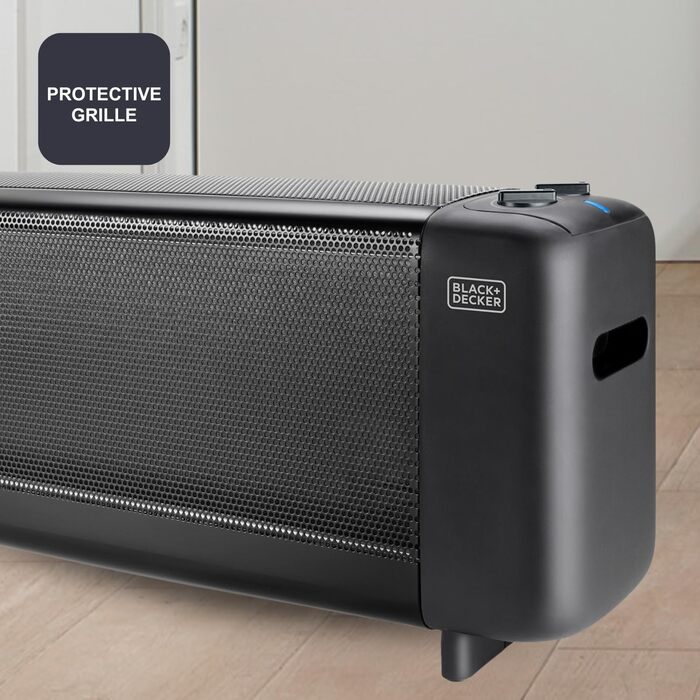 Радіатор масляний BLACK+DECKER BXRA2300E, 1500W, чорний, з мікрокерамікою