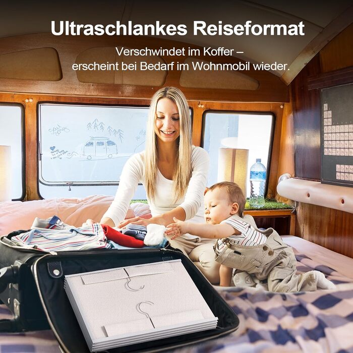 Органайзер для шафи на двері - 6 секцій, сітка, для одягу, економія місця, ідеально для студентів та кемперів