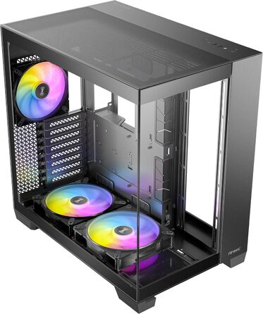 Корпус для ПК GEH Antec C8 Wood Full Tower чорний (ARGB)