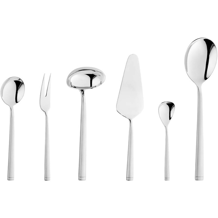 ZWILLING Senses Flatware Set, 68-Piece, For 12 People, 18/10 Stainless Steel/Premium Blade Steel, Matte Finish, Silver