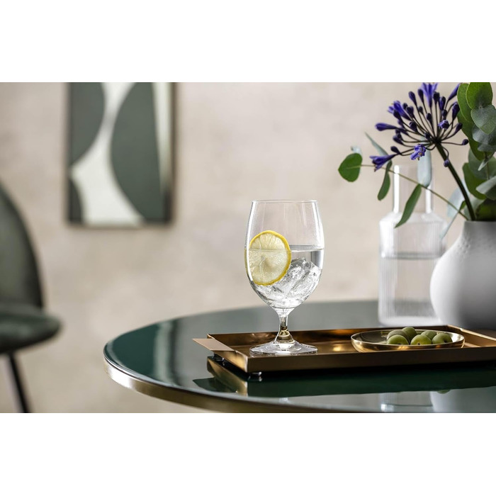 Набір склянок Villeroy & Boch La Divina для віскі, джину та тоніку, 4 шт, 250 мл, кришталь, придатні для миття в посудомийній машині