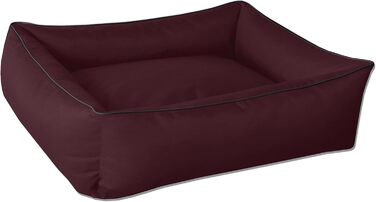 Лягушкове ліжко для собак BedDog MAX, XXL, бежеве (80x65x18 см), знімний, washable, для великих собак