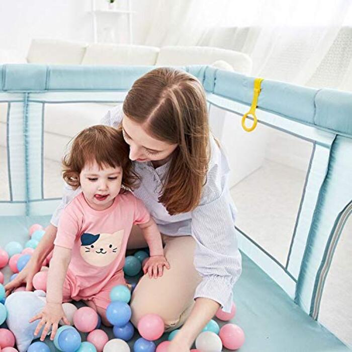 Манеж Star Ibaby Oxford XL для немовлят, ультралегкий, сірий