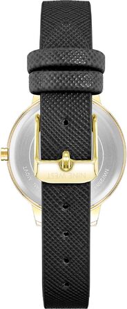 Жіночий наручний годинник Nine West на ремінці (чорний/золотий)