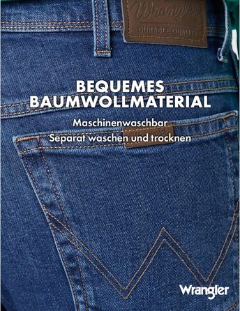 Джинси чоловічі Wrangler W10i Darkstone 42W/30L - класичний темно-синій колір
