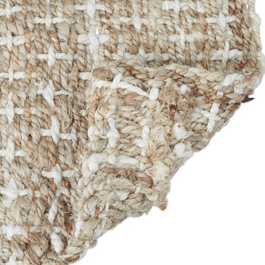 Relaxdays Jute Rug, 60x90 cm