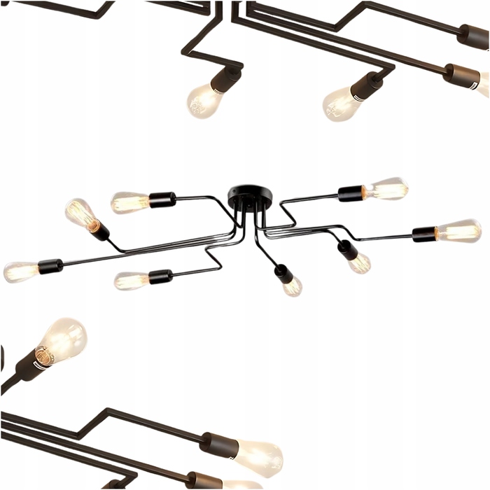 Підвісна стельова люстра FRIDEKO HOME, 8 точок освітлення, цоколь E27