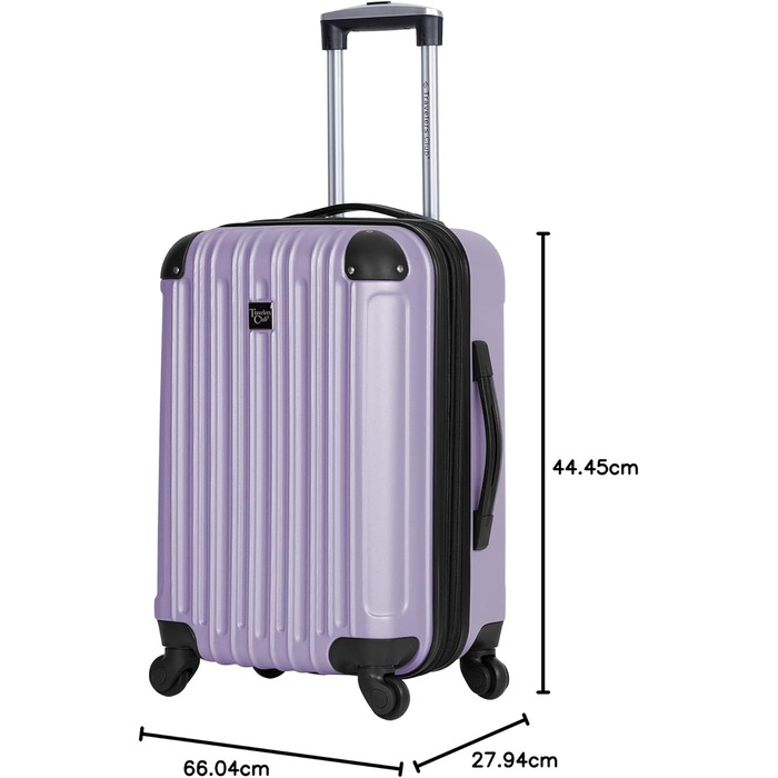 Набір валіз Travelers Club Midtown 4 шт. (фіалковий)