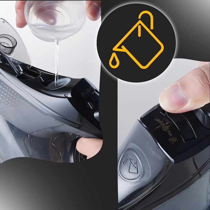 Професійний парогенератор Retoo 2200 Вт з керамічною підошвою, 15-20 г/хв подачею пари, 450 мл резервуар, функціями самоочищення, розпилення, антинакип та стоп-крапель