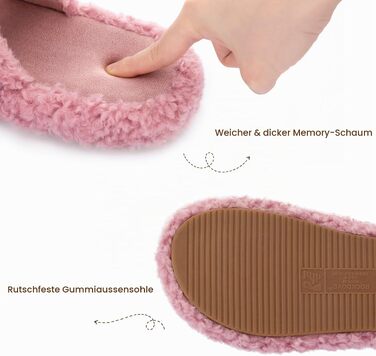 Жіночі м'які капці RockDove з ефектом пам'яті (Memory Foam), колір старорожевий, розмір 38/39 EU