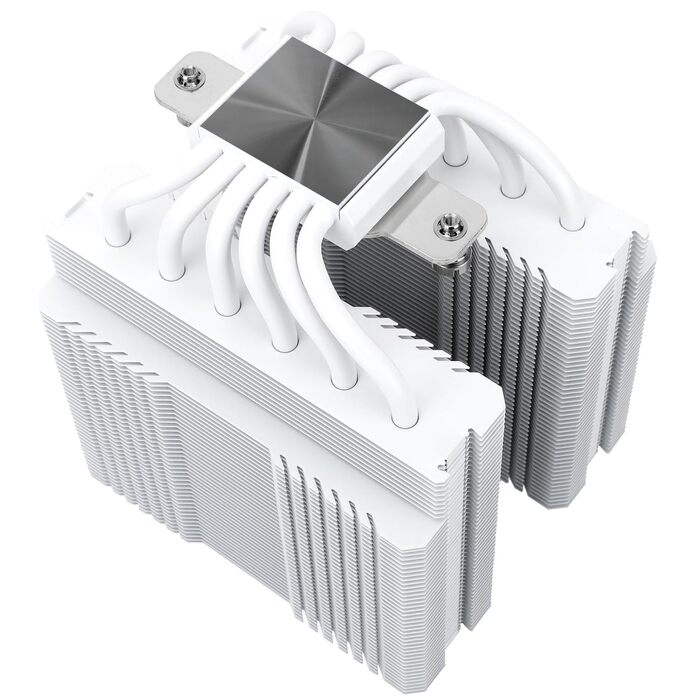 Кулер для процесора Thermalright Peerless Assassin 120 SE WHITE ARGB, двовежевий, 6 теплових трубок, для AMD AM5 та Intel LGA1851/1700, білий