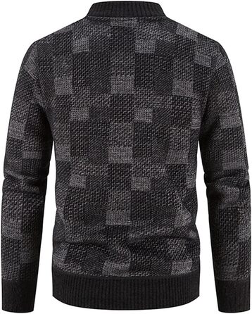 Чоловіча флісова куртка з кишенями, кардиган на блискавці, светр-куртка без капюшона, тепла зимова куртка, сірий колір