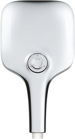 Душова лійка Grohe Rainshower квадратна, срібляста, 3-функціональна
