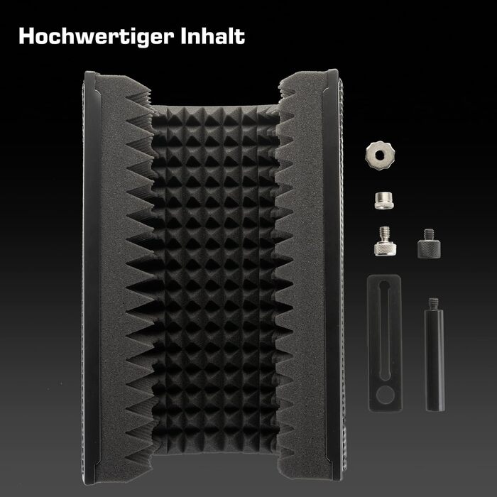 DOCKIN® MP2000: USB мікрофон-конденсатор для ПК, геймінгу, подкастів та стрімінгу. З міцним штативом, Pop-фільтр та Windscreen. Преміум якість звуку.