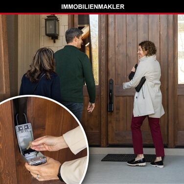 Master Lock Wall Mounted Outdoor Key Safe - XL with Shackle