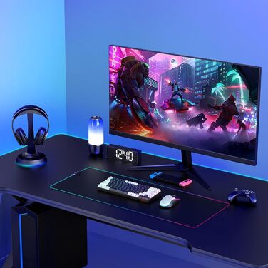 RedThunder Бездротовий ігровий комплект клавіатури та миші, DE TKL, 85 клавіш, перезаряджувана, 7200DPI, для PC/Mac/PS5/Xbox (біло-чорний)