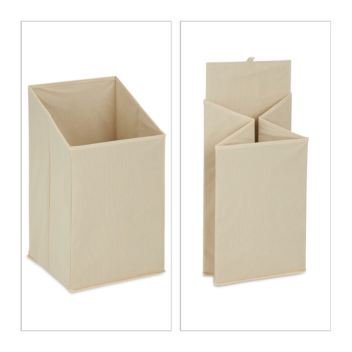 Relaxdays Laundry Basket with Shelf