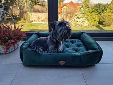 Ортопедичне собаче ліжко Dogs4Life Velours XXL (135x100 см) | Для великих собак | З водонепроникним покриттям | Зручне собаче ліжко | Зручне та миється | Для дому та вулиці