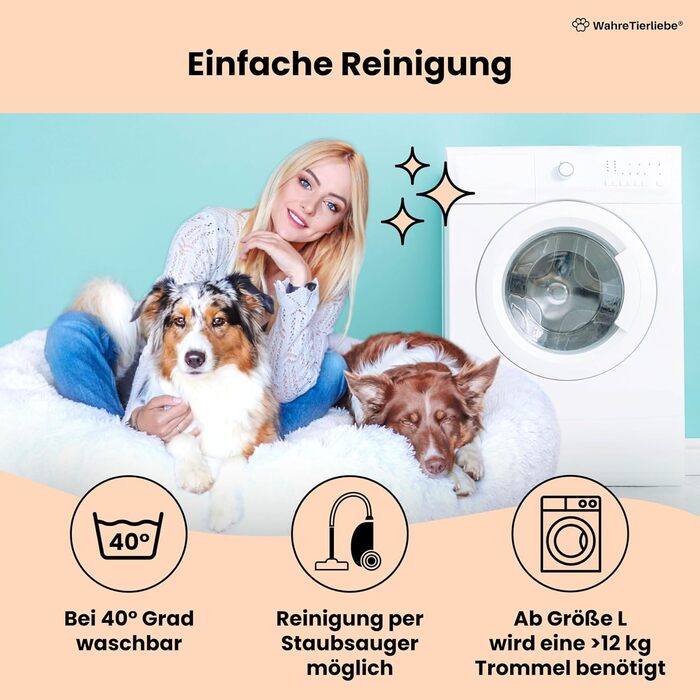 Кругле ліжко для собак 