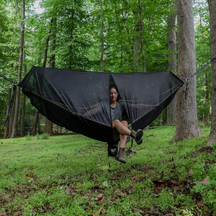 Москітна сітка ENO Guardian для гамака 70D Ripstop Nylon - чорна