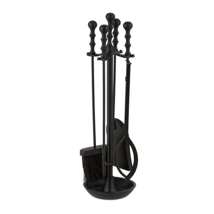 Relaxdays 5-Piece Fireplace Set