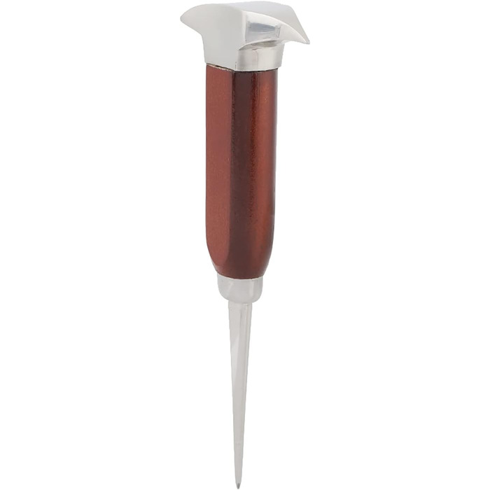 Stainless steel ice pick with wooden handle, breaker, chisel, removal of crushed carving tool in Japanese style for kitchens, bars, bartenders, picnics, camping and restaurants
