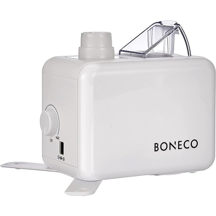 Ультразвуковий зволожувач повітря BONECO U7146 для подорожей, під пляшку 0,5 л, автоматичне вимкнення, індикатор рівня води, для кімнат до 20 м², білий